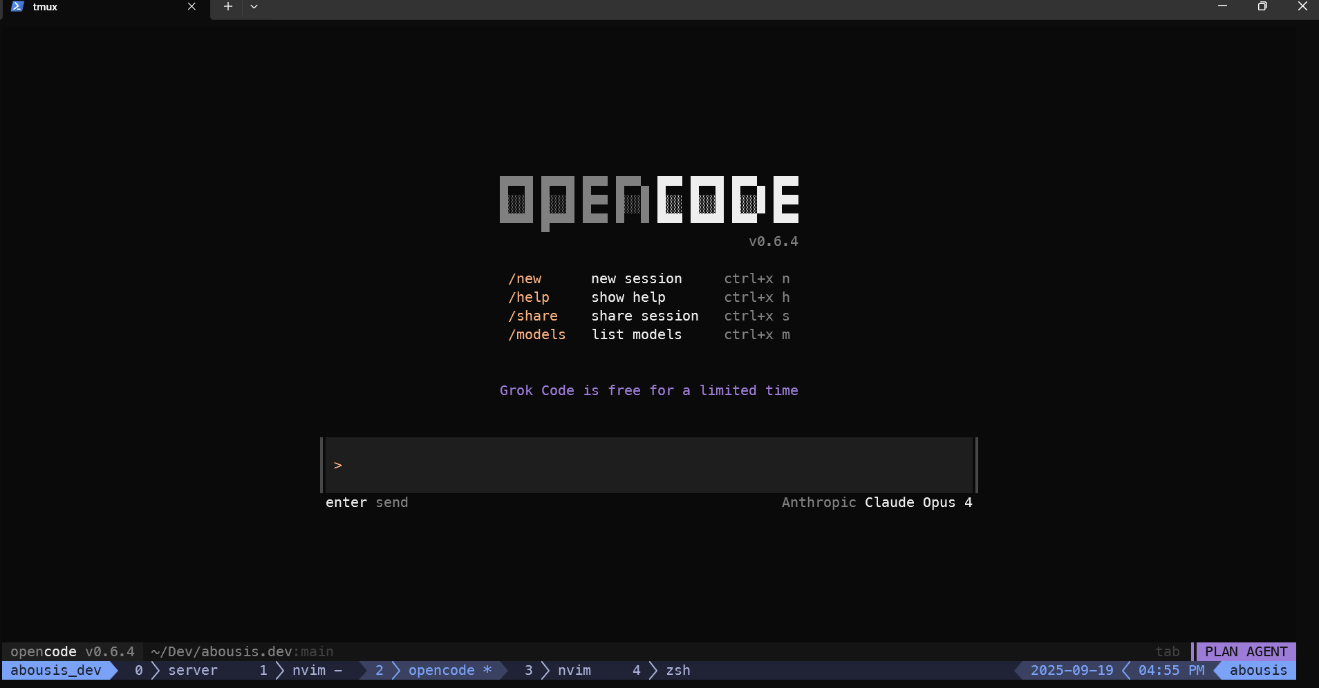tmux